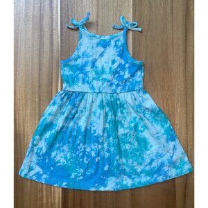 Cat & Jack Toddler Girls Ribbed Texture Tie-Dye Sleeveless Summer Dress Size 2T